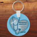 Recherche de assistant de médecin porteclés Stéthoscope
