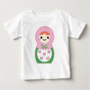 Recherche de poupée matryoshka tshirts Rose