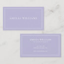 Suche nach lavendel visitenkarten Minimalistisch
