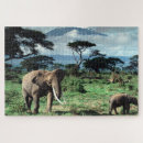 Recherche de elephants puzzles Animals