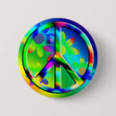 Recherche de fleur hippie badges Rétro