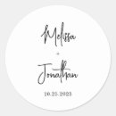 Recherche de faveur mariage autocollants Mariée et mariée