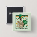Recherche de trèfle chanceux de shamrock badges Chance de l'irish