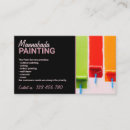 Recherche de travaux cartes visite Peintre