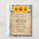 Recherche de tournesols vintages invitations Bois