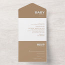Recherche de brown baby shower invitations Pour elle