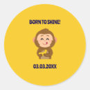 Suche nach niedlicher affe aufkleber Baby