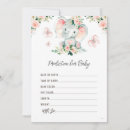 Recherche de bébé éléphant invitations Mignonne