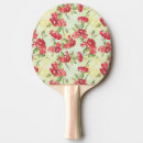 Recherche de vert rouge raquettes ping pong Arrière plan