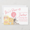 Recherche de patte de chien invitations Mignon
