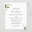 Recherche de menu floral mariage invitations Élégant