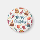 Recherche de ballons colorés magnets Fête d'anniversaire