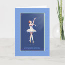 Recherche de de pointe vœux cartes Danseuse