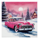 Recherche de voitures des années 50 posters Rétro