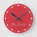 Recherche de couleurs vibrantes horloges Moderne
