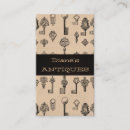 Recherche de clés vintages cartes visite Boutique