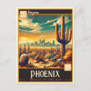 Recherche de phoenix vintage cartes postales Rétro