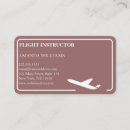 Suche nach fluglehrer visitenkarten Pilot