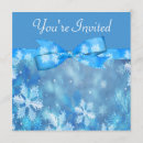 Recherche de bleu glacial invitations Élégant