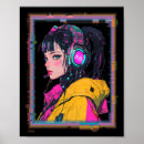 Recherche de manga fille posters Rétro