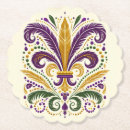 Suche nach fleur de lis untersetzer Mardi gras