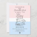 Recherche de cheval bébé invitations Vintage