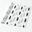 Recherche de oiseaux noirs papier cadeau Animaux