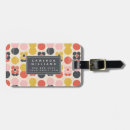 Recherche de motif des années 1960 bagages étiquettes Scandinave