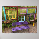 Recherche de banc de jardin posters Violet