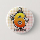 Recherche de numéro six badges Drôle