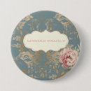 Recherche de damask badges Vintage