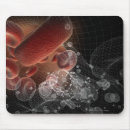 Recherche de rouge sang tapis souris Illustration