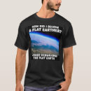 Recherche de terre plate tshirts Conspiration