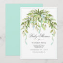 Recherche de vert et bleu invitations Élégant