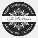 Recherche de adresse retour autocollants Blanc noir