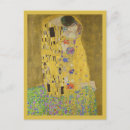 Recherche de peintures klimt cartes postales Le baiser