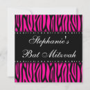Recherche de zèbre rose invitations Moderne