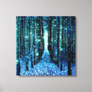 Suche nach magischer wald leinwandbilder Blau