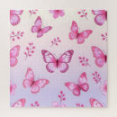 Recherche de motif papillon puzzles Rose