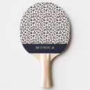 Recherche de léopard raquettes ping pong Rose