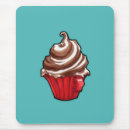 Recherche de cupcakes tapis souris Illustration