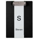 Suche nach monogram klemmbrett Schwarz