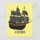 Recherche de bateau pirate cartes postales Navire