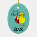 Recherche de poulet drôle ornements Fille