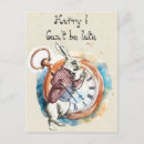 Suche nach weißes kaninchen postkarten Alice im wunderland