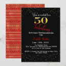 Recherche de black gold red anniversaire invitations Moderne