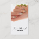 Recherche de salon de clou de beauté cartes visite Manucure