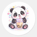 Recherche de thés autocollants Boba