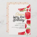 Recherche de de fraise anniversaire invitations Sucré