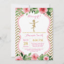 Recherche de ballerine mignonne invitations Tutu mignon